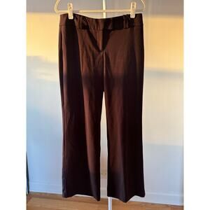 Gloria Vanderbilt Chocolate Pants Business Casual Office Sophisticated Short - 8